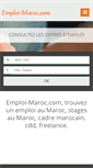 Mobile Screenshot of emploi-maroc.com